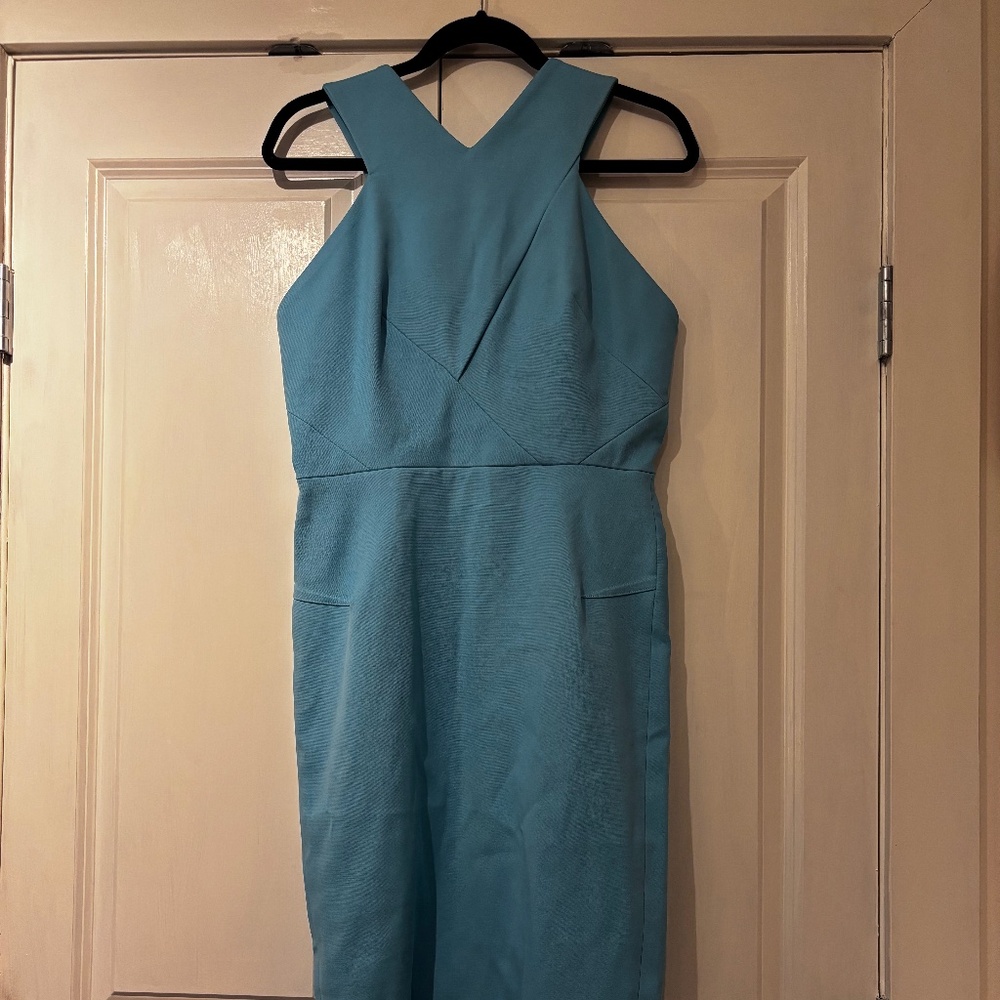 Roland Mouret Blue Dress